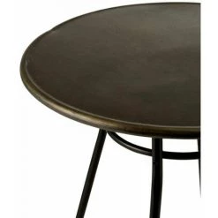 Paris Prix - Table De Bar Design Industriel "amazo" 98cm Noir -Table haute et bar Soldes 37042036 3
