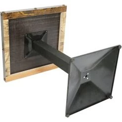 SKECTEN Table 60x60 Carrée Avec Pied Central Pour Bar Bistrots | Marron Verni En Noir 10 SKECTEN Table 60x60 Carrée Avec Pied Central Pour Bar Bistrots | Marron Verni En Noir -Table haute et bar Soldes 37072184 4