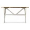 DECORATION D’AUTREFOIS Table Haute Bois Blanc Césuré 160x105x88.5cm - Blanc -Table haute et bar Soldes 37392232 1