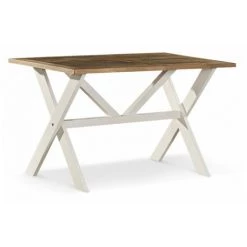 DECORATION D’AUTREFOIS Table Haute Bois Blanc Césuré 160x105x88.5cm - Blanc 8 DECORATION D’AUTREFOIS Table Haute Bois Blanc Césuré 160x105x88.5cm - Blanc -Table haute et bar Soldes 37392232 2
