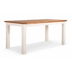 DéCORATION D'AUTREFOIS Table Haute Bois Blanc 180x90x81cm - Blanc -Table haute et bar Soldes 37392619 2