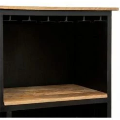 ATMOSPHERA, CRŽATEUR D'INTŽRIEUR Meuble De Bar Design "Cuba" 109cm Noir -Table haute et bar Soldes 37414326 3