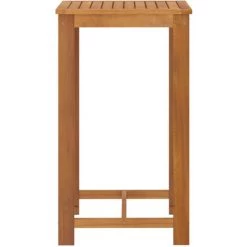 ASUPERMALL Ensemble De Bar De Jardin Avec Coussins 3 Pcs Gris -Table haute et bar Soldes 37431770 5