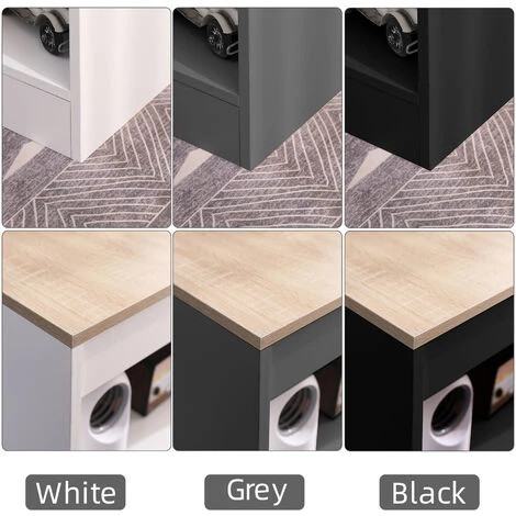 IKAYAA Table De Bar Hauteur Comptoir En Bois Table A Manger Ensemble Table De Comptoir Avec 3 Etageres De Rangement Cadre En Metal Pour Bar De Cuisine, Kaki - Kaki 5 IKAYAA Table De Bar Hauteur Comptoir En Bois Table A Manger Ensemble Table De Comptoir Avec 3 Etageres De Rangement Cadre En Metal Pour Bar De Cuisine, Kaki - Kaki – Image 3