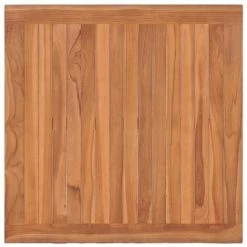 Table Batavia Bois De Teck Massif 85x85x75 Cm VidaXL -Table haute et bar Soldes 39703210 4