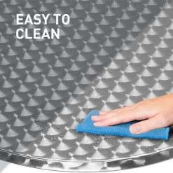 AHD AMAZING HOME DESIGN Table Avec Plateau Rond Pliant 70cm En Acier Pour Bar Extérieur Skladan -Table haute et bar Soldes 40008350 5