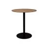 DUTCHBONE Table De Bar Ronde 75x93 Cm Décor Chêne Et Métal - BRAZA -Table haute et bar Soldes 40094144 1