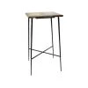 M&S Mange-debout 60x60x110 Cm En Manguier Et Métal -Table haute et bar Soldes 40097442 1
