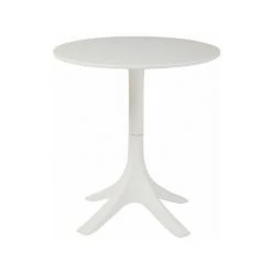 M-S Table Ronde 70x70x75 Cm Blanche