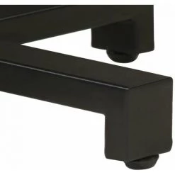 HAPPYSHOPPING Table De Bistro Ronde Ø80x75 Cm Bois De Manguier Brut -Table haute et bar Soldes 40270415 5