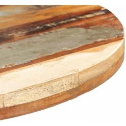 HAPPYSHOPPING Table De Bistro Carree Ø80x75 Cm Bois De Recuperation Massif 9 HAPPYSHOPPING Table De Bistro Carree Ø80x75 Cm Bois De Recuperation Massif -Table haute et bar Soldes 40270490 3