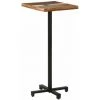 HAPPYSHOPPING Table De Bistro Carree 50x50x110 Cm Bois De Recuperation Massif -Table haute et bar Soldes 40270496 1