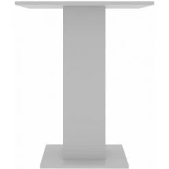 HAPPYSHOPPING Table De Bistro Gris 60x60x75 Cm Agglomere -Table haute et bar Soldes 40285419 5
