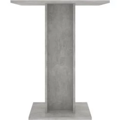 HAPPYSHOPPING Table De Bistro Gris Beton 60x60x75 Cm Agglomere 10 HAPPYSHOPPING Table De Bistro Gris Beton 60x60x75 Cm Agglomere -Table haute et bar Soldes 40285441 4