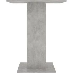 HAPPYSHOPPING Table De Bistro Gris Beton 60x60x75 Cm Agglomere 11 HAPPYSHOPPING Table De Bistro Gris Beton 60x60x75 Cm Agglomere -Table haute et bar Soldes 40285441 5
