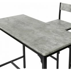 Set De 1 Table + 4 Chaises Ensemble Table De Bar, SoBuy® OGT14-HG 9 Set De 1 Table + 4 Chaises Ensemble Table De Bar, SoBuy® OGT14-HG -Table haute et bar Soldes 40468717 3