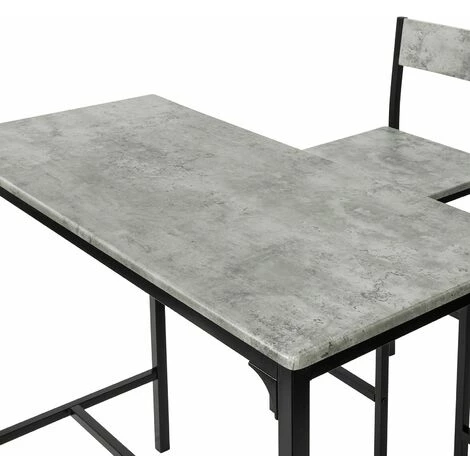 Set De 1 Table + 4 Chaises Ensemble Table De Bar, SoBuy® OGT14-HG 5 Set De 1 Table + 4 Chaises Ensemble Table De Bar, SoBuy® OGT14-HG – Image 3