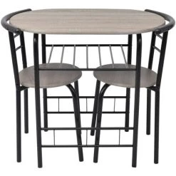 HAPPYSHOPPING Ensemble De Meuble Pour Salle A Manger MDF 9 HAPPYSHOPPING Ensemble De Meuble Pour Salle A Manger MDF -Table haute et bar Soldes 41371126 3