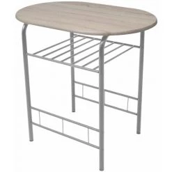 HAPPYSHOPPING Ensemble De Meuble Pour Salle A Manger MDF -Table haute et bar Soldes 41371128 4