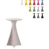Table Haute Pour Tabouret Design Moderne Home Garden Bar Slide Jet | Couleur: Gris Clair -Table haute et bar Soldes 41586547 1
