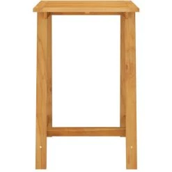 HAPPYSHOPPING Ensemble De Bar De Jardin Avec Coussins 3 Pcs Gris -Table haute et bar Soldes 41850309 4