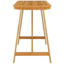 HAPPYSHOPPING Ensemble De Bar De Jardin Avec Coussins 5 Pcs Marron -Table haute et bar Soldes 41850344 5