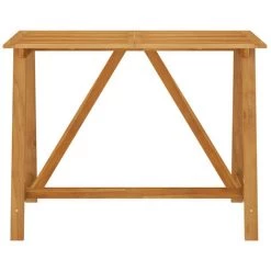 HAPPYSHOPPING Ensemble De Bar De Jardin Avec Coussins 7 Pcs Marron -Table haute et bar Soldes 41850360 4