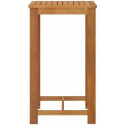 HAPPYSHOPPING Ensemble De Bar De Jardin Avec Coussins 3 Pcs Marron -Table haute et bar Soldes 41850401 5