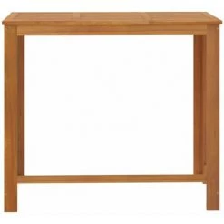 HAPPYSHOPPING Ensemble De Bar De Jardin Avec Coussins 5 Pcs Marron -Table haute et bar Soldes 41850472 4