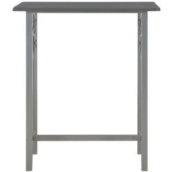 HAPPYSHOPPING Ensemble De Bar 3 Pcs Bois Et Acier Anthracite 9 HAPPYSHOPPING Ensemble De Bar 3 Pcs Bois Et Acier Anthracite -Table haute et bar Soldes 41956519 3
