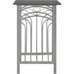 HAPPYSHOPPING Ensemble De Bar 3 Pcs Bois Et Acier Anthracite 10 HAPPYSHOPPING Ensemble De Bar 3 Pcs Bois Et Acier Anthracite -Table haute et bar Soldes 41956519 4