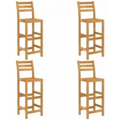 HAPPYSHOPPING Ensemble De Bar D'exterieur 5 Pcs Bois D'acacia Massif 10 HAPPYSHOPPING Ensemble De Bar D'exterieur 5 Pcs Bois D'acacia Massif -Table haute et bar Soldes 41956952 4