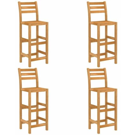 HAPPYSHOPPING Ensemble De Bar D'exterieur 5 Pcs Bois D'acacia Massif 6 HAPPYSHOPPING Ensemble De Bar D'exterieur 5 Pcs Bois D'acacia Massif – Image 4