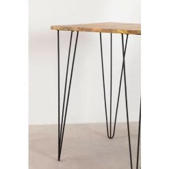 Table Haute En Manguier (80x80 Cm) Meriem SKLUM Bois De Manguiers - Fer Mangue - Mangue Mangue 11 Table Haute En Manguier (80x80 Cm) Meriem SKLUM Bois De Manguiers - Fer Mangue - Mangue Mangue -Table haute et bar Soldes 43374124 5