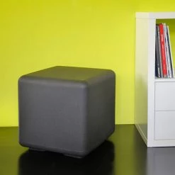 AHD AMAZING HOME DESIGN Table Cubique D’extérieur 43x43cm Jardin Terrasse Bar Restaurant Cubo Bò | Couleur: Anthracite -Table haute et bar Soldes 43381910 3