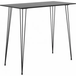 TRUE DEAL Ensemble De Bar 5 Pcs Noir -Table haute et bar Soldes 44460672 2
