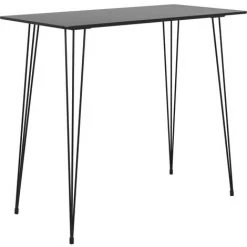 TRUE DEAL Ensemble De Bar 7 Pcs Noir -Table haute et bar Soldes 44460709 2