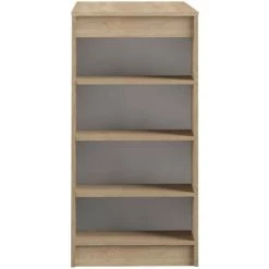 AUTRES Table Bar De 4 A 6 Personnes Style Contemporain Décor Chene - L 115 X L 50 Cm -Table haute et bar Soldes 46624560 2