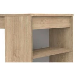 AUTRES Table Bar De 4 A 6 Personnes Style Contemporain Décor Chene - L 115 X L 50 Cm -Table haute et bar Soldes 46624560 4