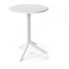 COMPRALO Table De Bar Ronde En Polypropylène De Style Tuhl Blanc Lipari -Table haute et bar Soldes 46668131 1