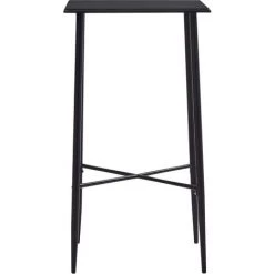ASUPERMALL Ensemble De Bar 5 Pcs Tissu Noir 9 ASUPERMALL Ensemble De Bar 5 Pcs Tissu Noir -Table haute et bar Soldes 46888932 3