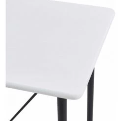 ASUPERMALL Ensemble De Bar 5 Pcs Tissu Noir -Table haute et bar Soldes 46888954 5