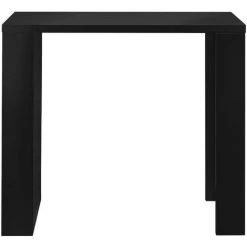 Table De Bar Bonn 3 Étagères 117 X 57 X 107 Cm Noir [en.casa] -Table haute et bar Soldes 4895975 3