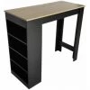 Paris Prix - Table De Bar Design 4 Niveaux "cheers" 115cm Noir -Table haute et bar Soldes 49357819 1