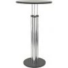 FP Table BISTRO H:1085mm Chromé/ Noir -Table haute et bar Soldes 4938355 1