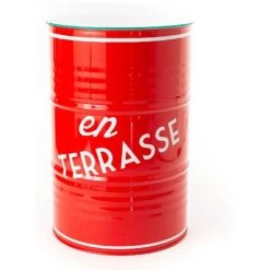 Amadeus - Tonneau En Terrasse H90cm - Rouge