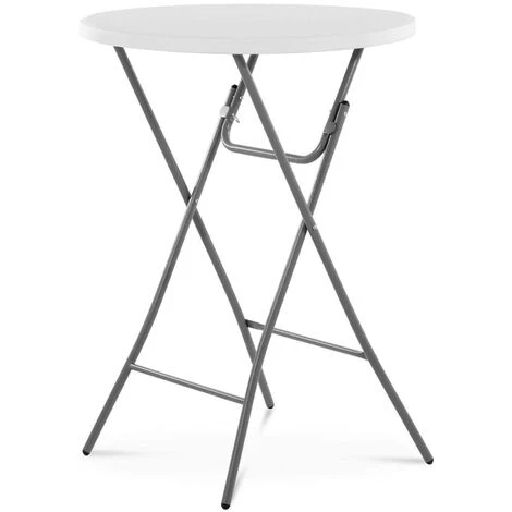 ROYAL CATERING Table Haute De Bar Bistrot Mange Debout Mobile Restaurant 100 X Ø 80 Cm Blanc - Blanc 3 ROYAL CATERING Table Haute De Bar Bistrot Mange Debout Mobile Restaurant 100 X Ø 80 Cm Blanc - Blanc
