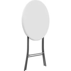 ROYAL CATERING Table Haute De Bar Bistrot Mange Debout Mobile Restaurant 100 X Ø 80 Cm Blanc - Blanc 10 ROYAL CATERING Table Haute De Bar Bistrot Mange Debout Mobile Restaurant 100 X Ø 80 Cm Blanc - Blanc -Table haute et bar Soldes 49937328 4