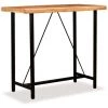YOUTHUP Table De Bar Bois Massif De Sesham 120 X 60 X 107 Cm -Table haute et bar Soldes 51851743 1