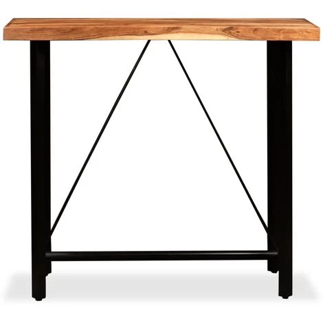 YOUTHUP Ensemble De Bar 5 Pcs Bois De Sesham Massif Et Recyclé 5 YOUTHUP Ensemble De Bar 5 Pcs Bois De Sesham Massif Et Recyclé – Image 3